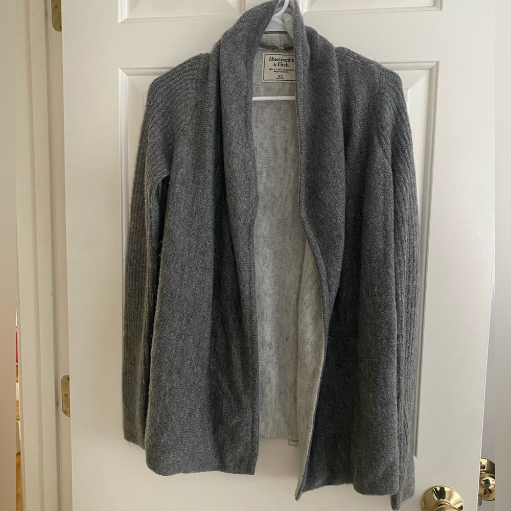 Abercrombie & Fitch Gray Cozy Cardigan
